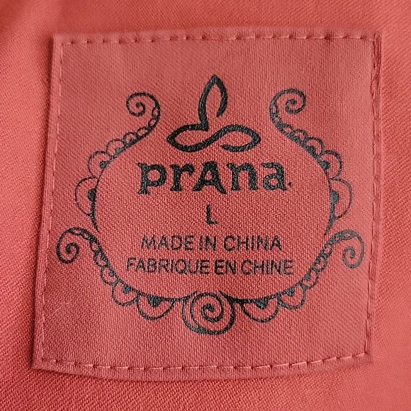 Prana Lightweight Hooded Jacket Terra Cotta Size Large - Picture 10 of 12